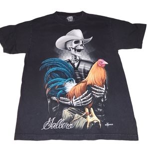 Graphic Tee Galleria Skeleton & Rooster